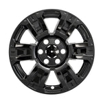 Coast2Coast Wheel Skin, 18 in, 6 Spokes, Gloss Black, Set Of 4 - IWCIMP403BLK