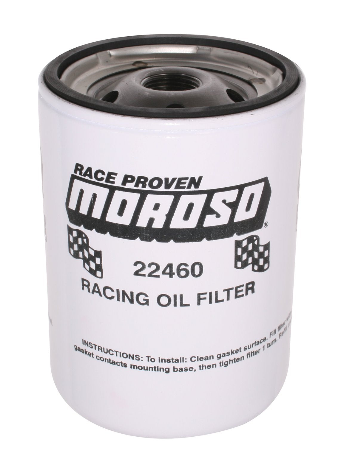 Moroso Oil Filter, Steel Mesh, 27 Microns - 22460