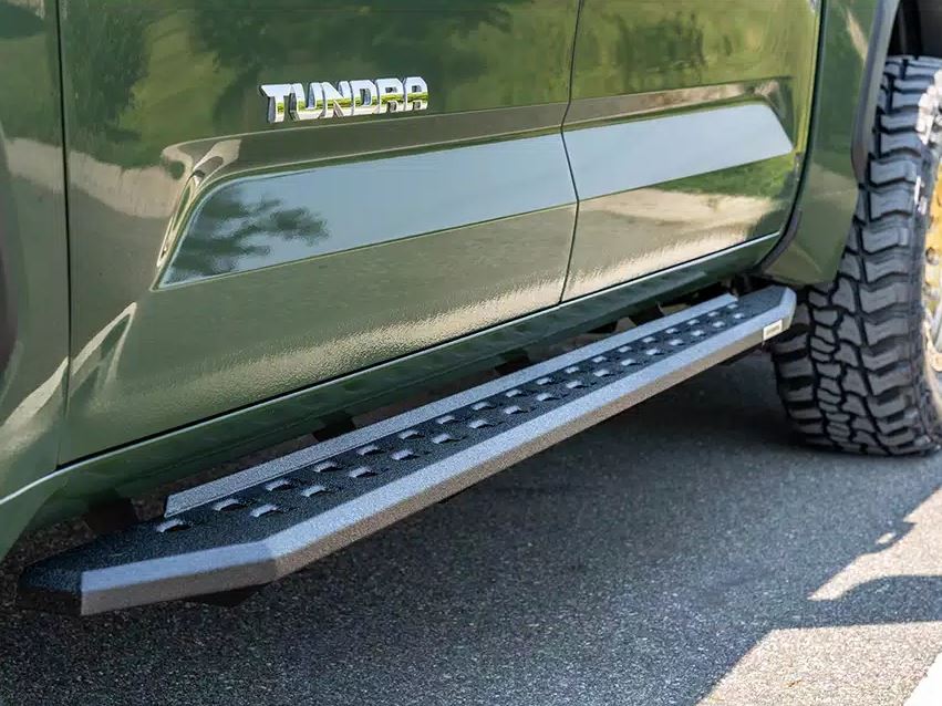 Go Rhino Running Board, RB20 Slim Line, Black, Mild Steel - 69443687ST