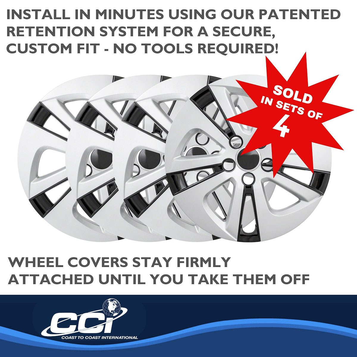 Coast2Coast Universal Wheel Covers IWC51615SB product image 4