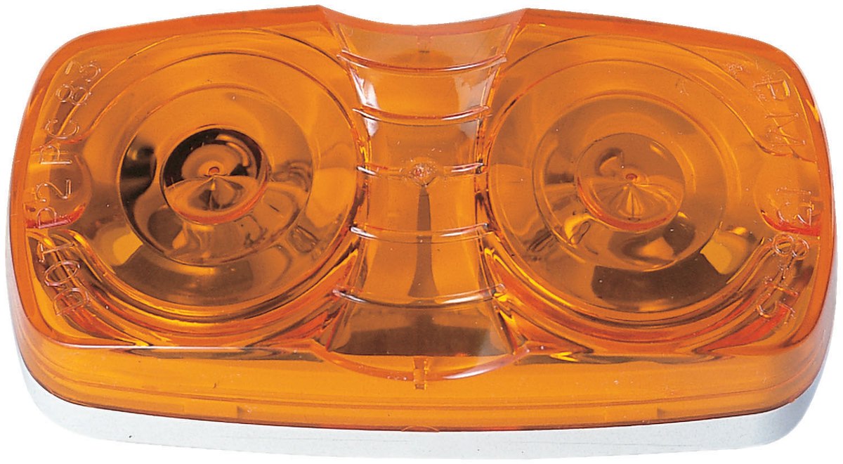 Peterson Manufacturing Clearance Light, Incandescent, 4 in Length x 2 in Width x 1-1/8 in Height - V138A