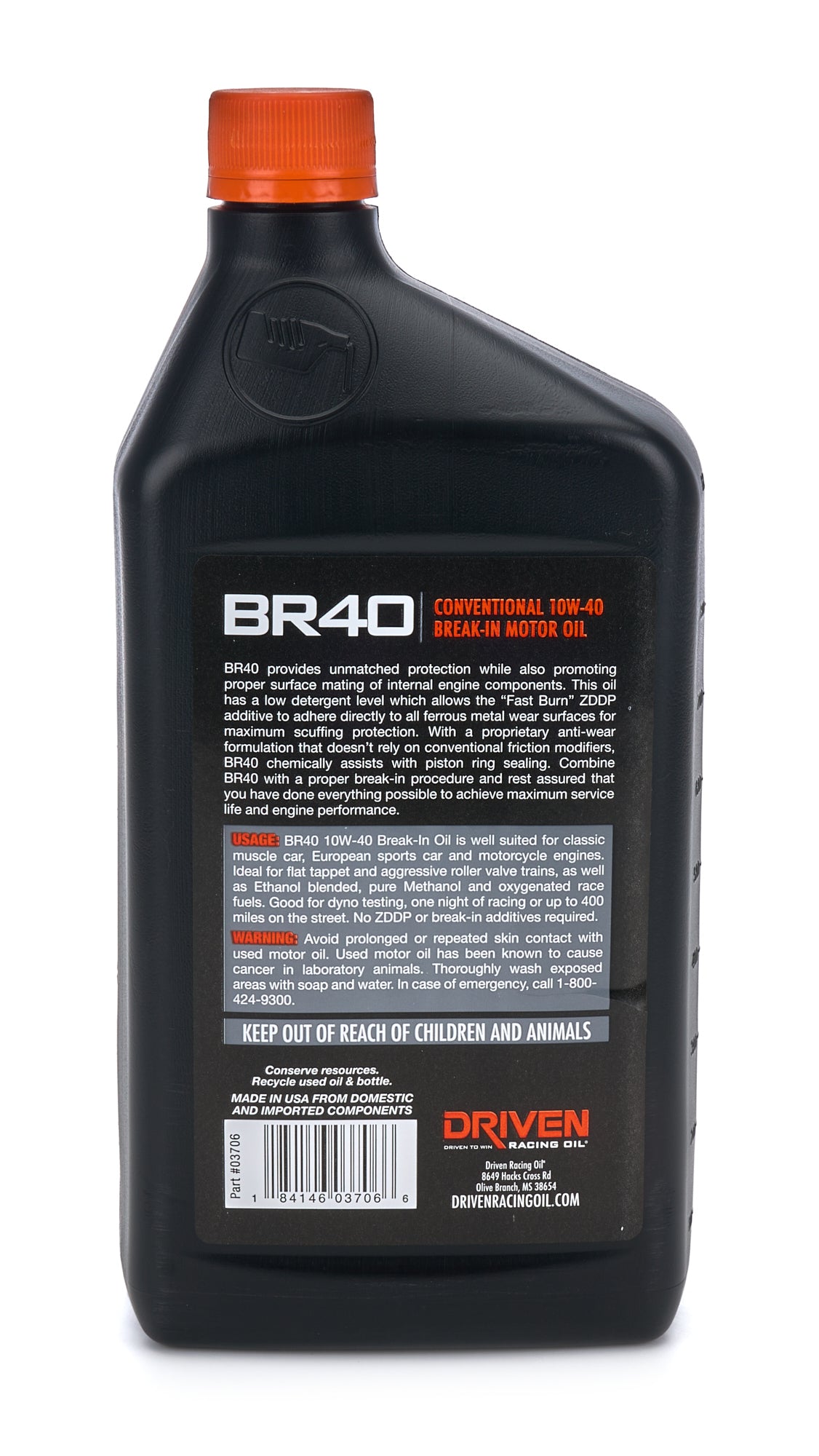 Driven Racing Oil Motor Oil 03706-12 — product image 3