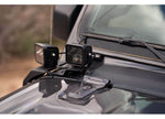 DV8 Offroad 2018-2026 Wrangler/2020-2026 Gladiator Lower A-Pillar Dual Pod Light Mounts Black - LBJL-04 - image 9