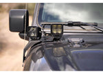 DV8 Offroad 2018-2026 Wrangler/2020-2026 Gladiator Lower A-Pillar Dual Pod Light Mounts Black - LBJL-04 - image 12