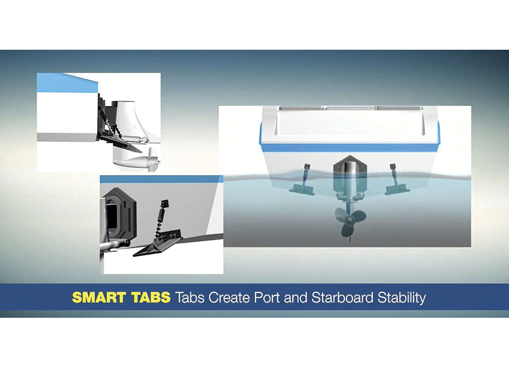 Linear Devices Smart Tabs SX for 17 ft-19 ft 90-180 HP Composite Gun Metal Grey - SXG9510-60 - image 2