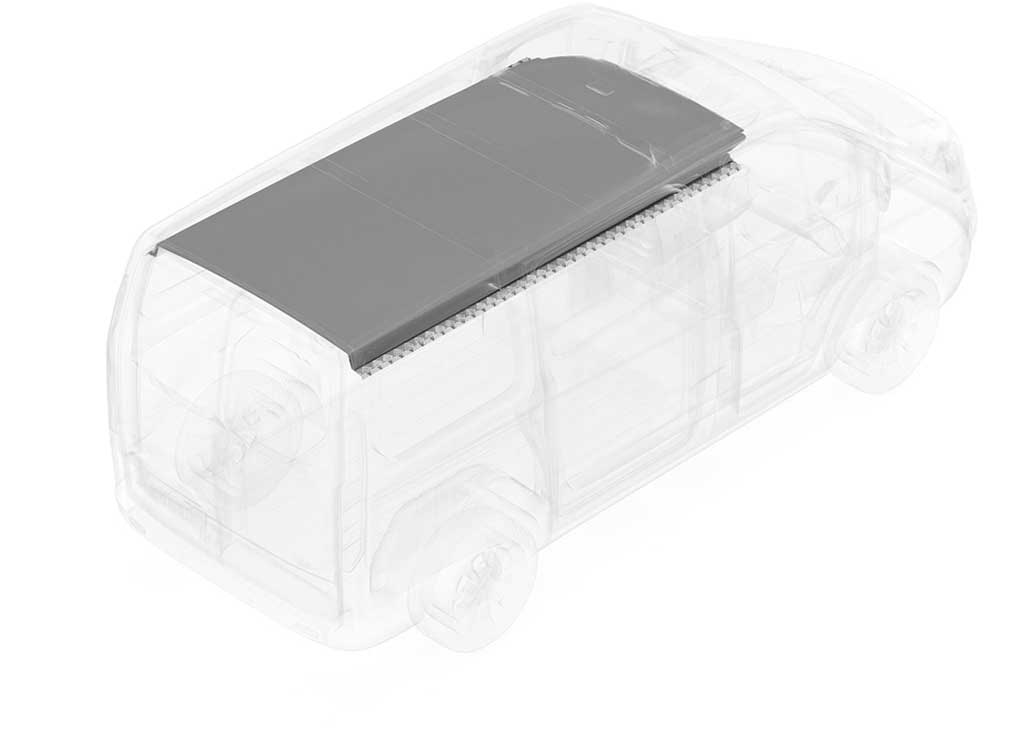 Legend Fleet Sprinter 170S Ceiling, Grey Sprinter Ceiling Kit Panel - 135-114-2613 - image 5