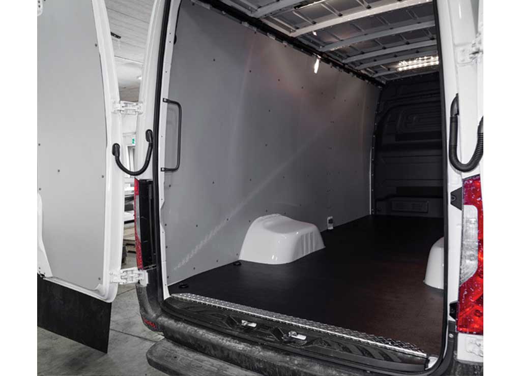 Legend Fleet Transit High Roof Door Liner, Light Grey for 2015-2025 Ford Transit-150, Transit-250, Transit-350 and Transit-350 HD - 07F00-20-H - image 4