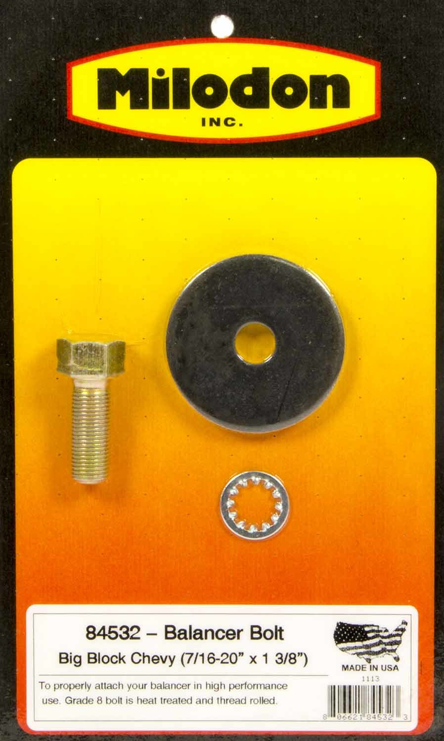 Milodon Harmonic Balancer Bolt 84532 — product image 1