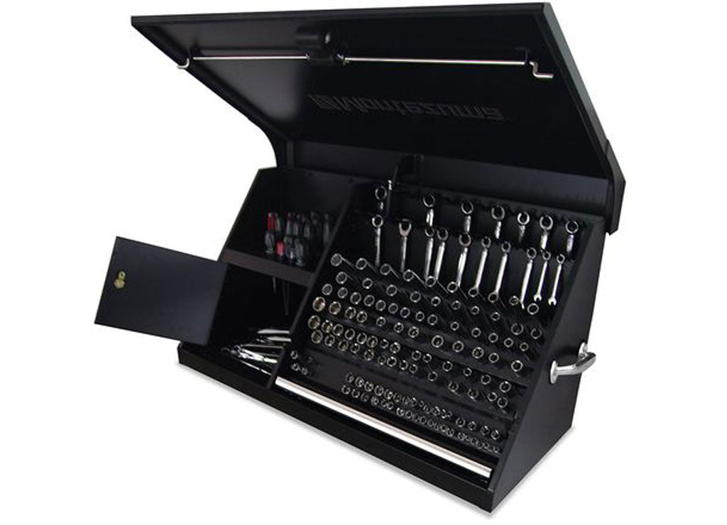 Montezuma 41 in X 18 in Triangle Toolbox, Steel, Black - DX411B - image 10