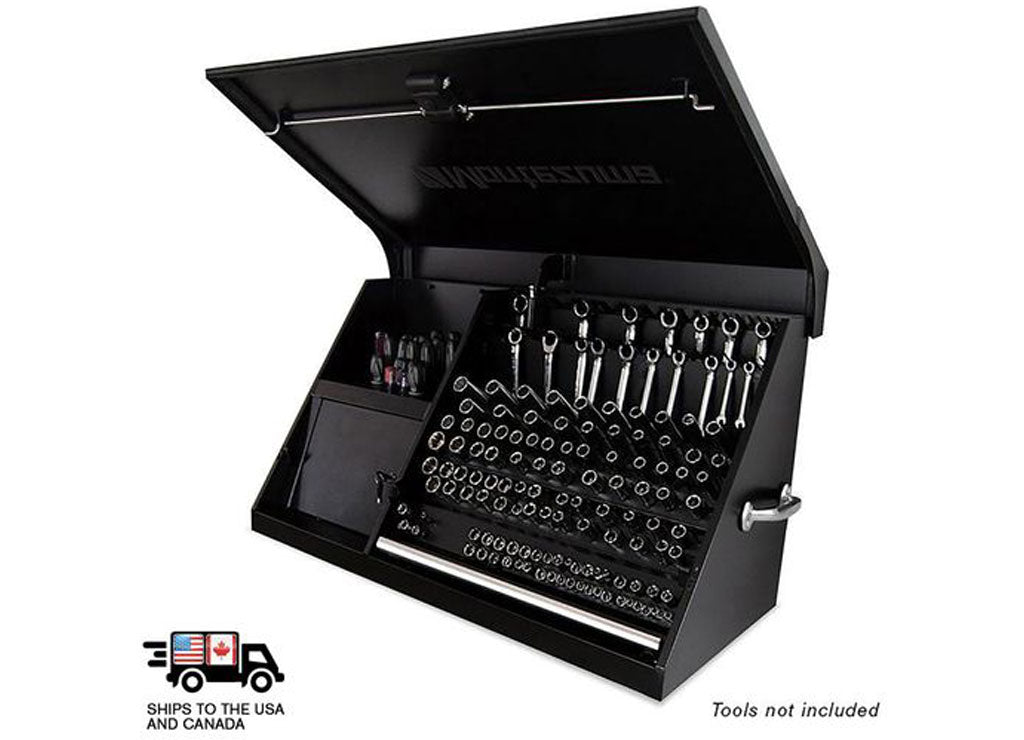Montezuma 41 in X 18 in Triangle Toolbox, Steel, Black - DX411B - image 9
