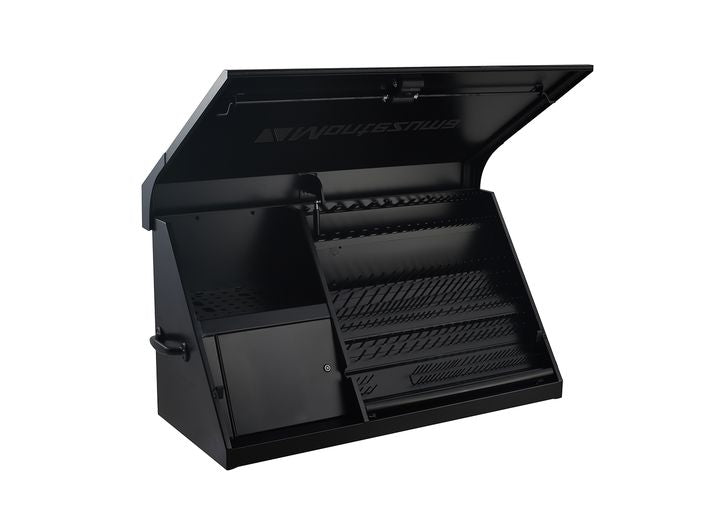 Montezuma 41 in X 18 in Triangle Toolbox, Steel, Flat Black - DX411FB - image 4