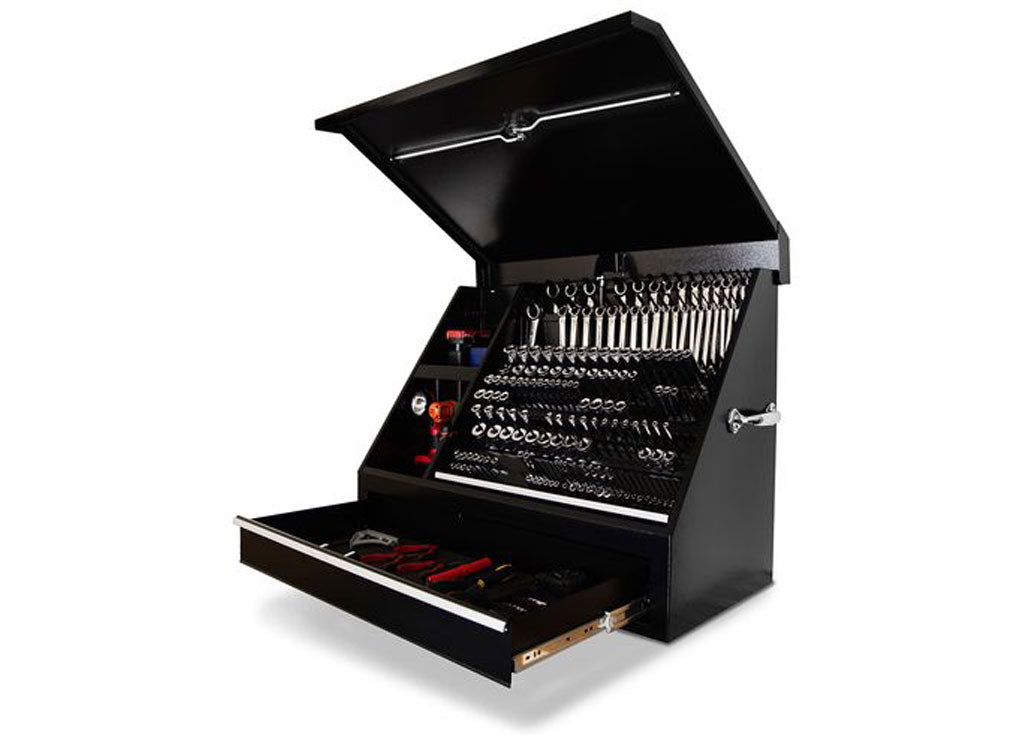 Montezuma 36 in X 17 in Steel Triangle Shop Box With Drawer - SB360DB - image 13