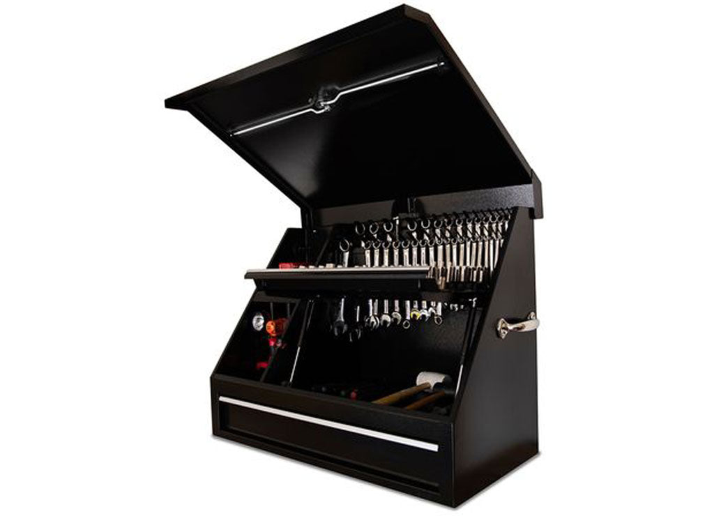 Montezuma 36 in X 17 in Steel Triangle Shop Box With Drawer - SB360DB - image 11