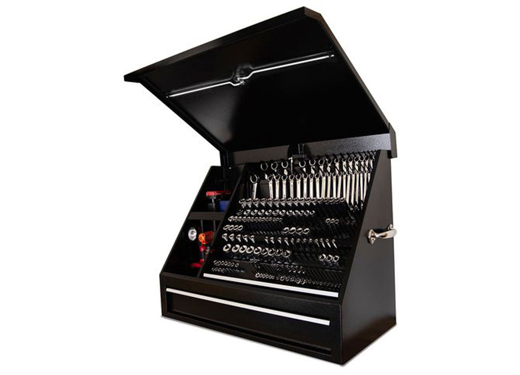 Montezuma 36 in X 17 in Steel Triangle Shop Box With Drawer - SB360DB - image 9