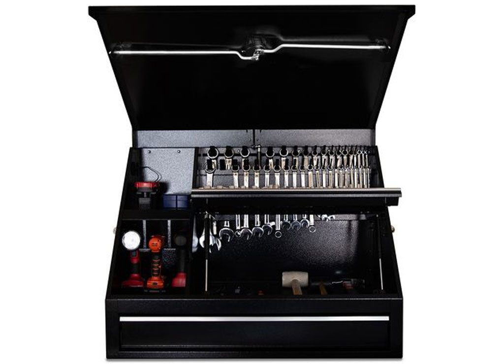 Montezuma 36 in X 17 in Steel Triangle Shop Box With Drawer - SB360DB - image 18