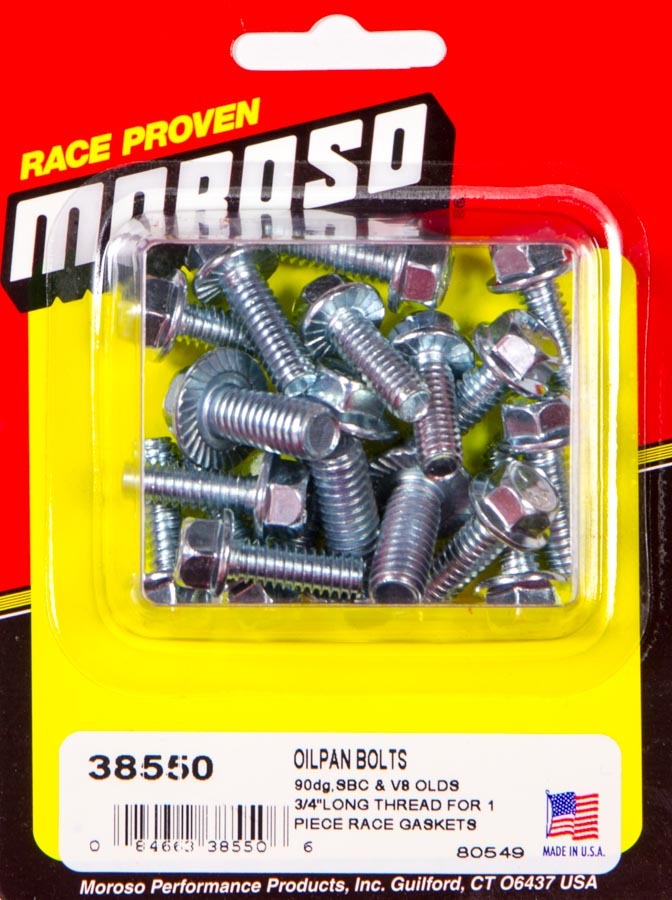 Moroso Oil Pan Bolt Kit 38550 — product image 1