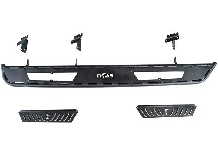 N-Fab 2019-2026 Silverado, Sierra 1500 and 2020-2026 Silverado, Sierra 2500 and 3500 Crew Cab Ravegr Running Boards Black, Steel - NBC19CC-TX - image 9