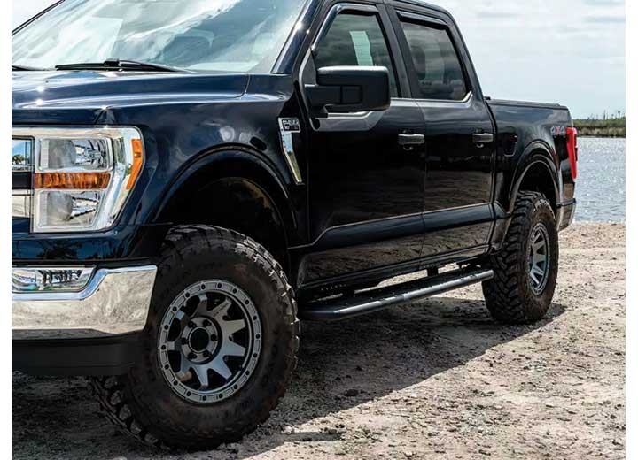 N-Fab 2019-2026 Silverado, Sierra 1500 and 2020-2026 Silverado, Sierra 2500 and 3500 Crew Cab Ravegr Running Boards Black, Steel - NBC19CC-TX - image 6
