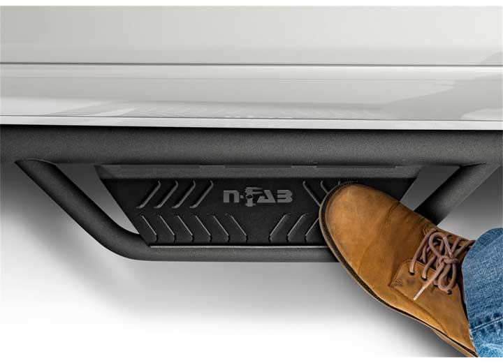N-Fab RealTruck 2015-2017 Ram 1500 Quad Cab Length Podium Steps, Textured Black, Stainless Steel - HPD1573QC-TX - image 4