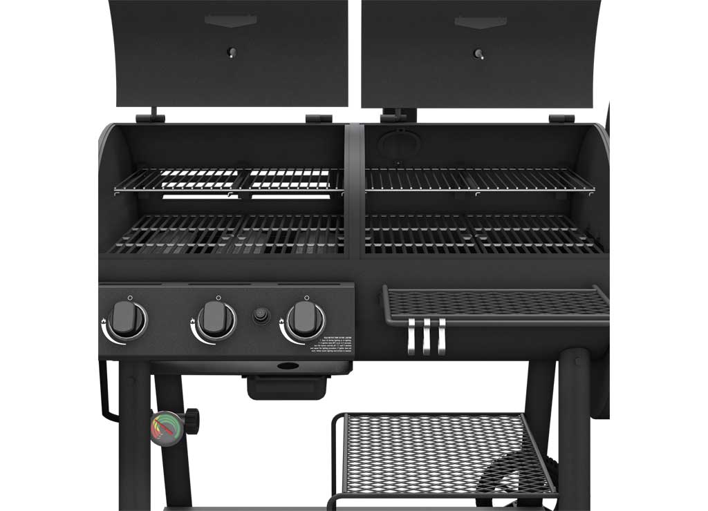 Oklahoma Joe's Smokers 's Canyon Combo Dlx Charcoal and Gas Smoker and Grill - 24203005 - image 3