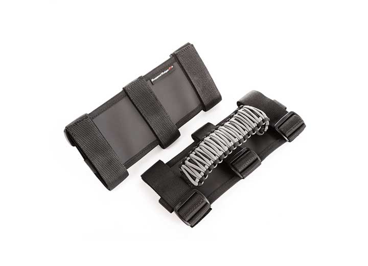Rugged Ridge Paracord Grab Handles, Gray, Black, Pair, Grey - 13505.32 - image 3