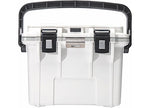 Pelican 14-Quart Cooler, White, Gray, 8-20 Quart Capacity - 14Q-1-WHTGRY - image 7