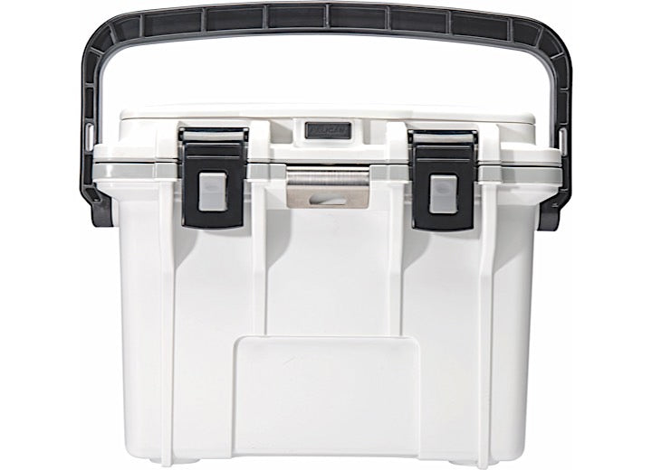 Pelican 14-Quart Cooler, White, Gray, 8-20 Quart Capacity - 14Q-1-WHTGRY - image 7