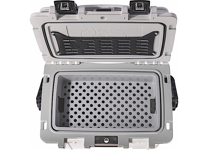 Pelican 14-Quart Cooler, White, Gray, 8-20 Quart Capacity - 14Q-1-WHTGRY - image 3