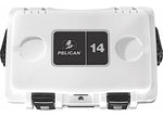 Pelican 14-Quart Cooler, White, Gray, 8-20 Quart Capacity - 14Q-1-WHTGRY - image 6