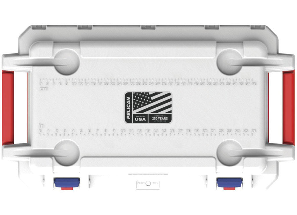 Pelican 70 qt Personal Cooler AMERICANA250 Rd/White - 70Q-6-AMERICANA250 - image 2