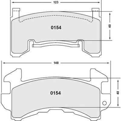 Pfc Brakes Brake Pads 0154.13.14.44 — product image 1