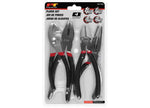 Performance Tool Pliers Set With Slip Joint, Long Nose & Linesman, 4-Piece - W1783 - image 3