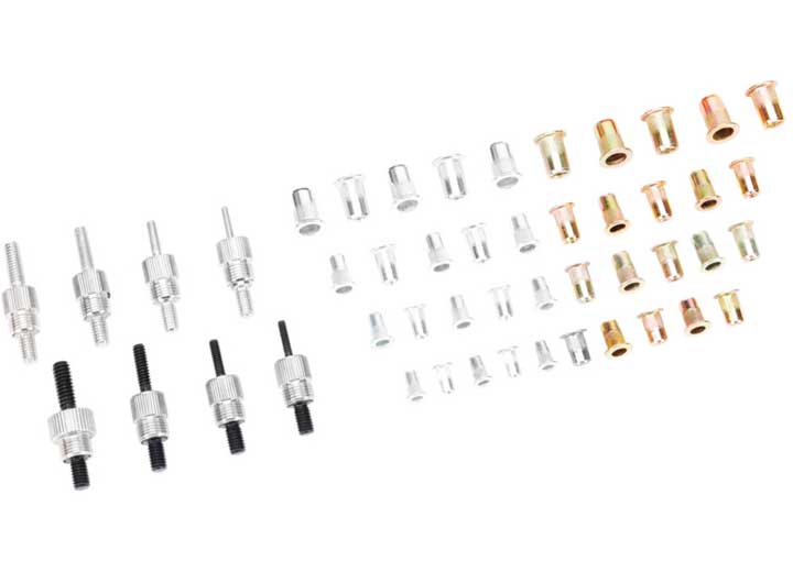 Performance Tool 49-Piece SAE, Met Threaded Insert Rivet Kit - W2003 - image 4