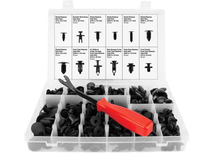 Performance Tool 240-Pc Push Pin Retainer & Tool - W5259 - image 2