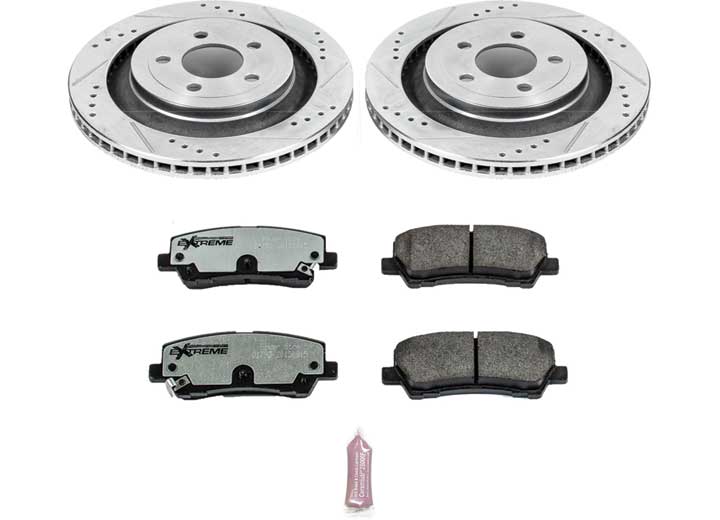 Power Stop Z26 Street Warrior Performance Brake Kit for 2015-2022 Ford Mustang - K6812-26 - image 2
