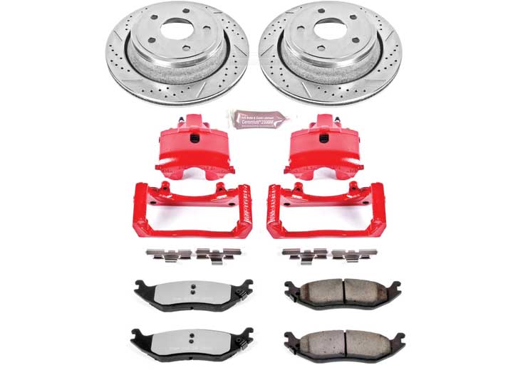 Power Stop Z36 Truck and Tow Brake Upgrade Kits with Calipers - KC2172-36 - image 2