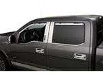 Putco Element Window Deflectors for Ford F-150 SuperCrew (2015-2020+), Set of 4, Chrome Visor - 480065 - image 2