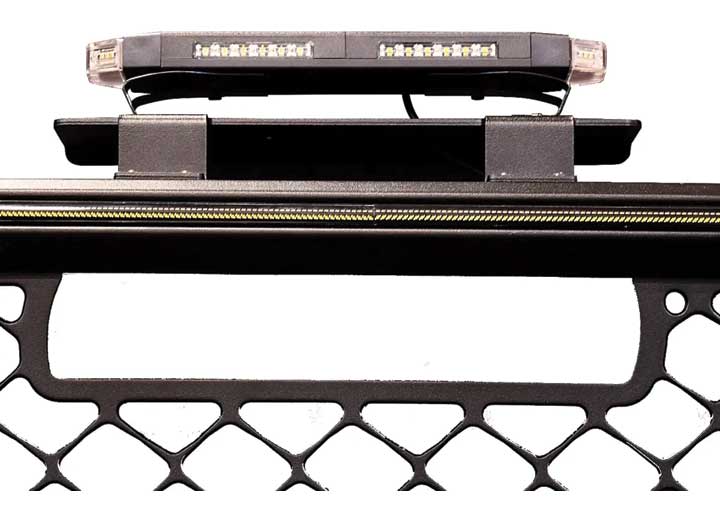 Putco Tri-Hornet LED Stealth Rooftop Strobe Light Bar, 24" Tri-Color Strobe Light, Amber, White and Blue, Amber, Blue - 950224 - image 11