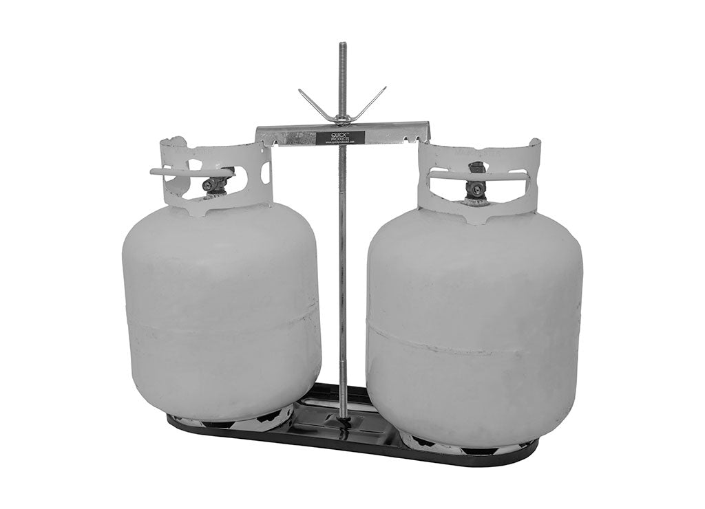 Quick Products Dual Propane Tank Mounting Rack for 20 lb, 30 lb, or 40 lb Tanks - 1229.4581 - image 3
