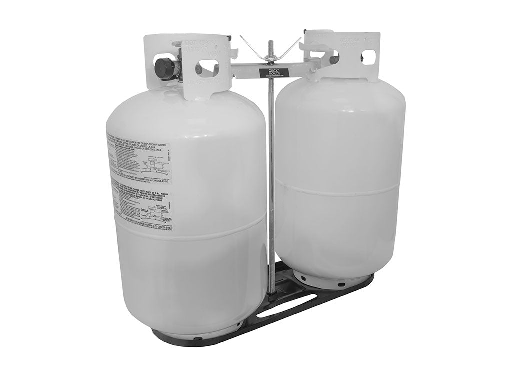 Quick Products Dual Propane Tank Mounting Rack for 20 lb, 30 lb, or 40 lb Tanks - 1229.4581 - image 2