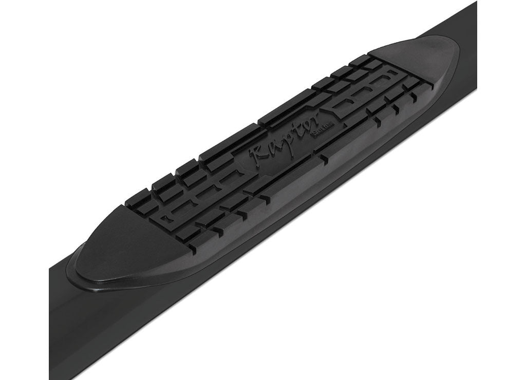 Raptor Series Quad Cab 4 in OE Style Curved Black Oval Step Bars for 2019-2026 Ram 1500 - 1502-0637B - image 6
