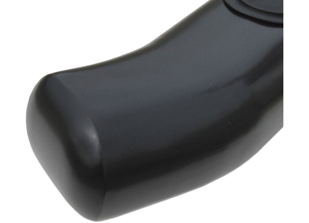 Raptor Series Quad Cab 4 in OE Style Curved Black Oval Step Bars for 2019-2026 Ram 1500 - 1502-0637B - image 5