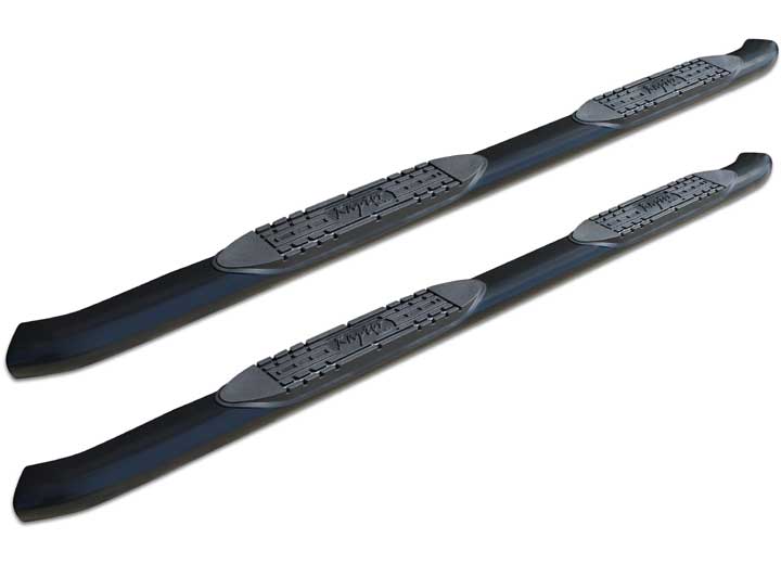 Raptor Series Quad Cab 4 in OE Style Curved Black Oval Step Bars for 2019-2026 Ram 1500 - 1502-0637B - image 3