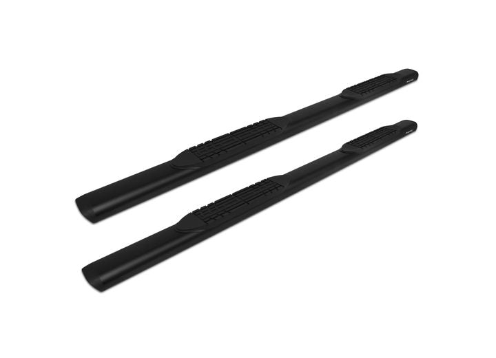 Raptor Series 1999-2016 F-250, F-350 Super Duty Crew 5 in Oval Style Slide Track Running Boards Black Textured Aluminum - 2003-0344BT - image 3