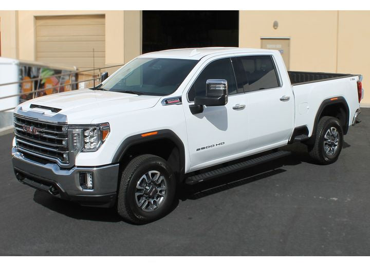 Raptor Series 2005-2023 Tacoma Double Cab 6.5 in Sawtooth Slide Track Running Boards Black Textured Aluminum, Aluminum - 2104-0378BT - image 2