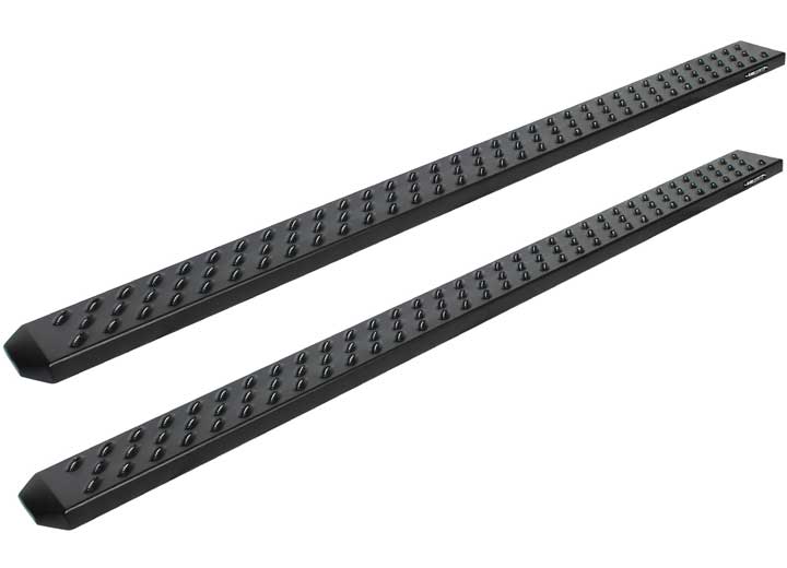 Raptor Series 2019-2026 Silver, Sierra 1500 and 2020-2026 GM 2500 and 3500 HD Crew Cab 6.5 in Sawtooth Slide Track Black Textured - 2101-0052BT - image 3