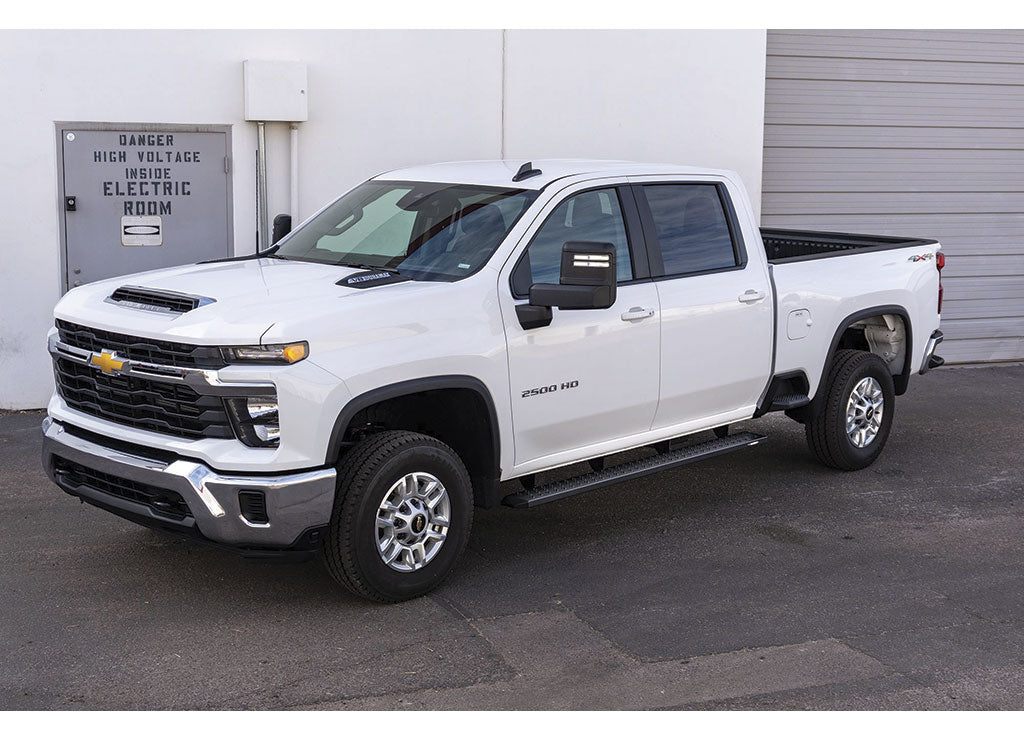 Raptor Series 2007-2018 Silver, Sierra 1500 and 2007-2019 GM 2500 and 3500 HD Crew Cab 6.5 in Sawtooth Slide Track Black Textured - 2101-0185BT - image 6