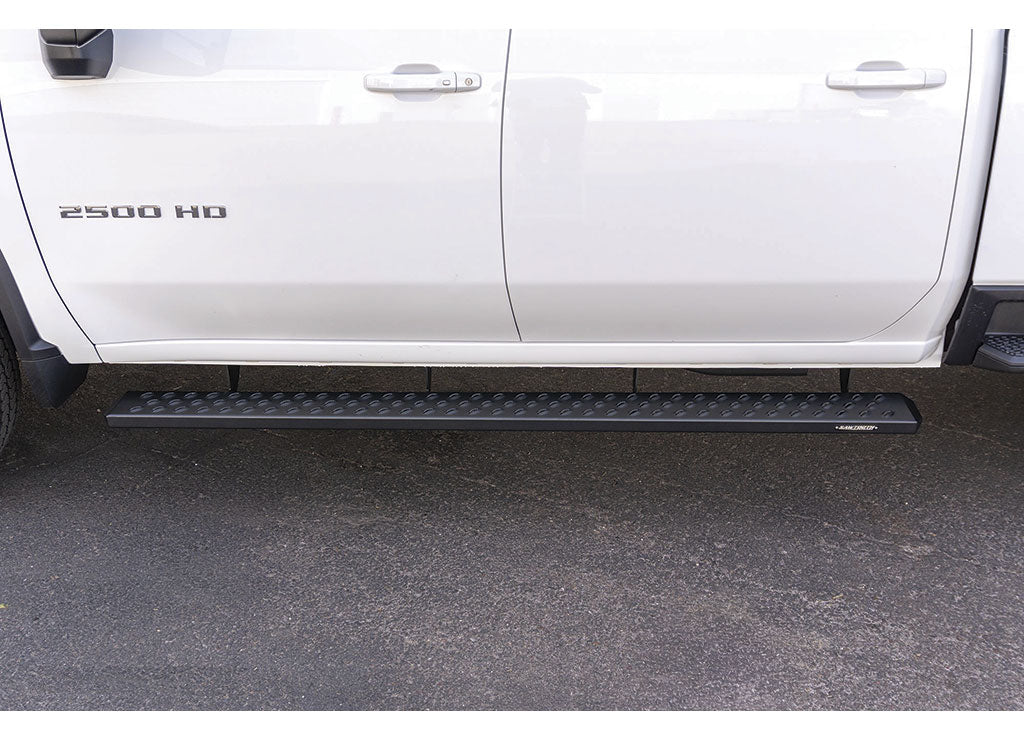 Raptor Series 2019-2026 Silver, Sierra 1500 and 2020-2026 GM 2500 and 3500 HD Crew Cab 6.5 in Sawtooth Slide Track Black Textured - 2101-0052BT - image 7