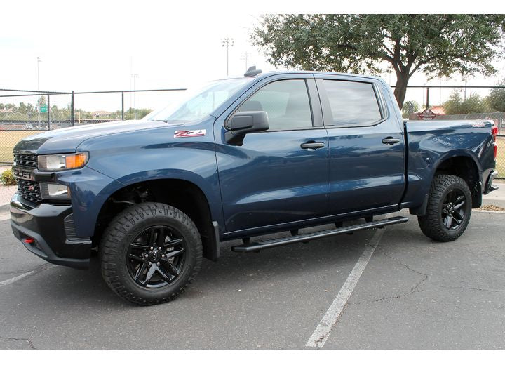 Raptor Series 2021-2026 Bronco 4-Door 5 in OEM Style Full Tread Slide Track Running Boards Black Textured Aluminum - 2203-0388BT - image 2