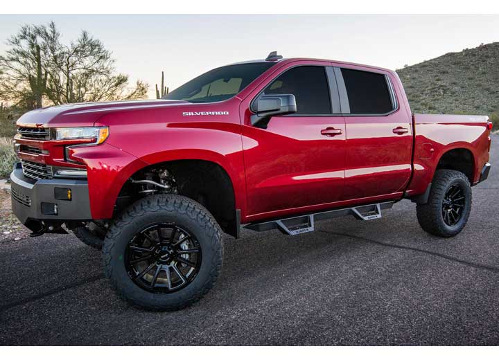 Raptor Series 2019-2026 Silverado/Sierra 1500/2020-2026 Silverado/Sierra 2500/3500 Crew Cab black Cab Length RT Steps - RTS26CH - image 5
